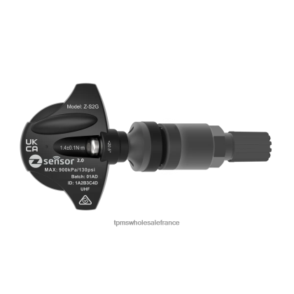 Capteur TPMS de remplacement Holden OE - OE P/N 95712232, 13598773 fréquence 433 MHz TPMS Voiture 62H0D53 tige de valve en métal - gris foncé