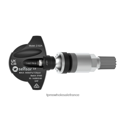 Capteur TPMS de remplacement Tesla OE - oe p/n 103460200c, 103460200a fréquence 433 MHz TPMS France 62H0D11 tige de valve en métal - argent