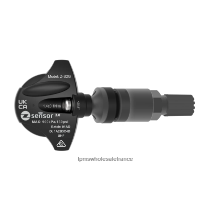 capteur tpms de remplacement d'origine volkswagen - oe p/n 3aa907275b, 3aa907275 fréquence 433 MHz TPMS Voiture 62H0D893 tige de valve en métal - gris foncé
